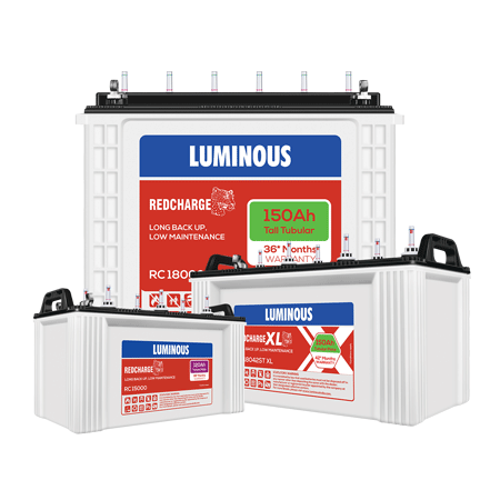Luminous Red Charge Pro — Tall Tubular battery